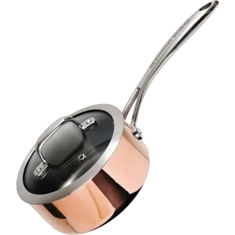 Ronneby Bruk Maestro koppar med lock 1 L 16 cm