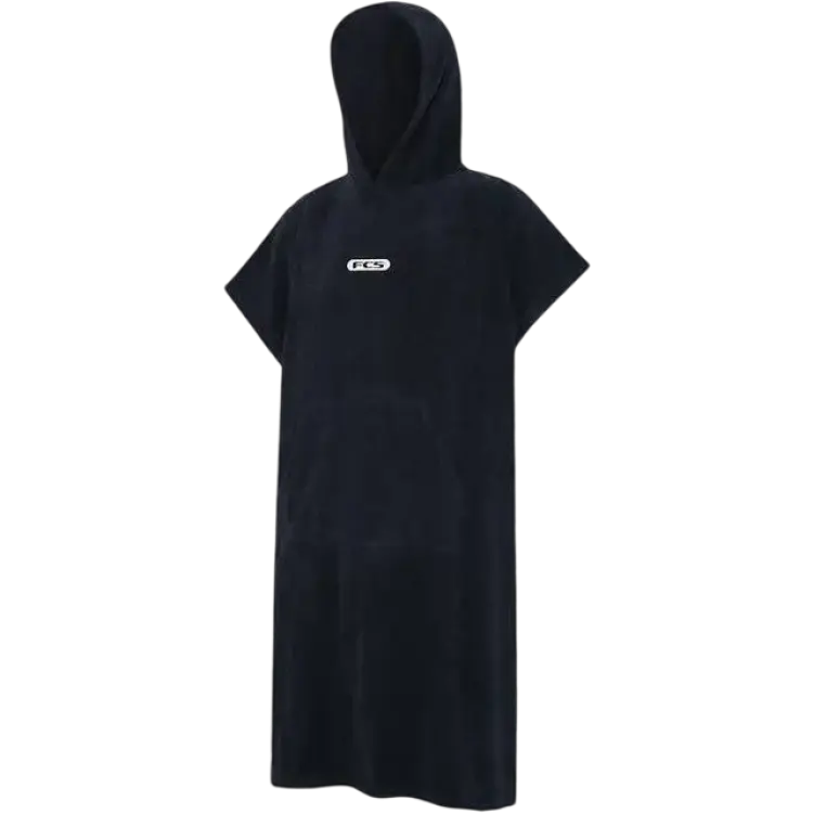 FCS Towel Black Surf Poncho - Black