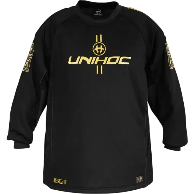 Unihoc Målvaktströja ALPHA Evolab Black Gold