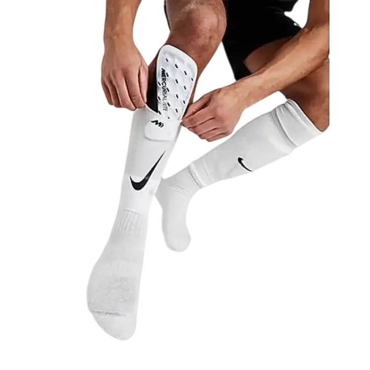 Nike Mercurial Lite Benskydd, WHT