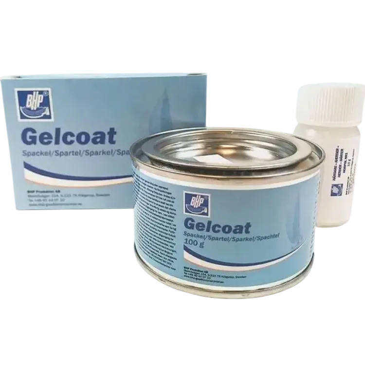 BHP gelcoatspackel 100g 9650 bavaria före 1st