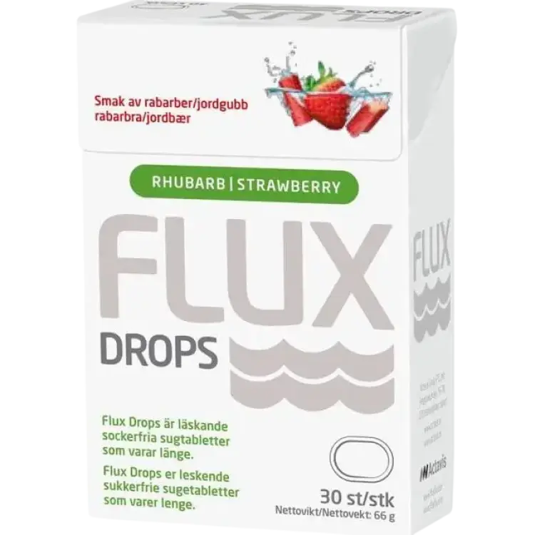 Flux Drops Rhubarb & Strawberry
