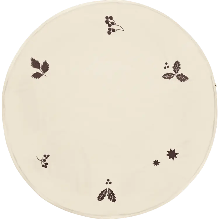 ferm LIVING Oak Rund Natural Julgransmatta