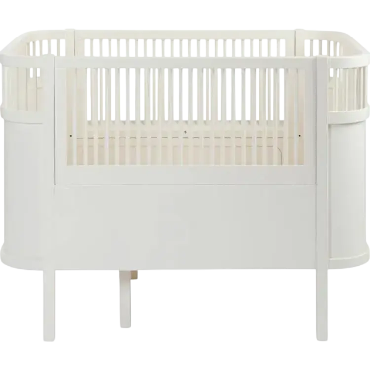 Sebra Baby & Junior Bed Classic White 75.8x155cm