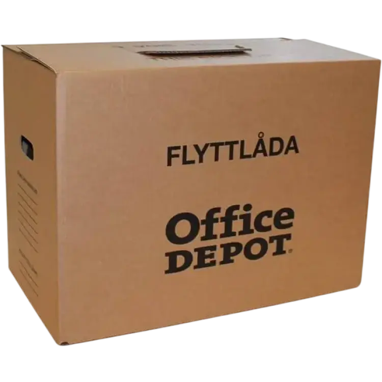 Office Depot Flyttlåda