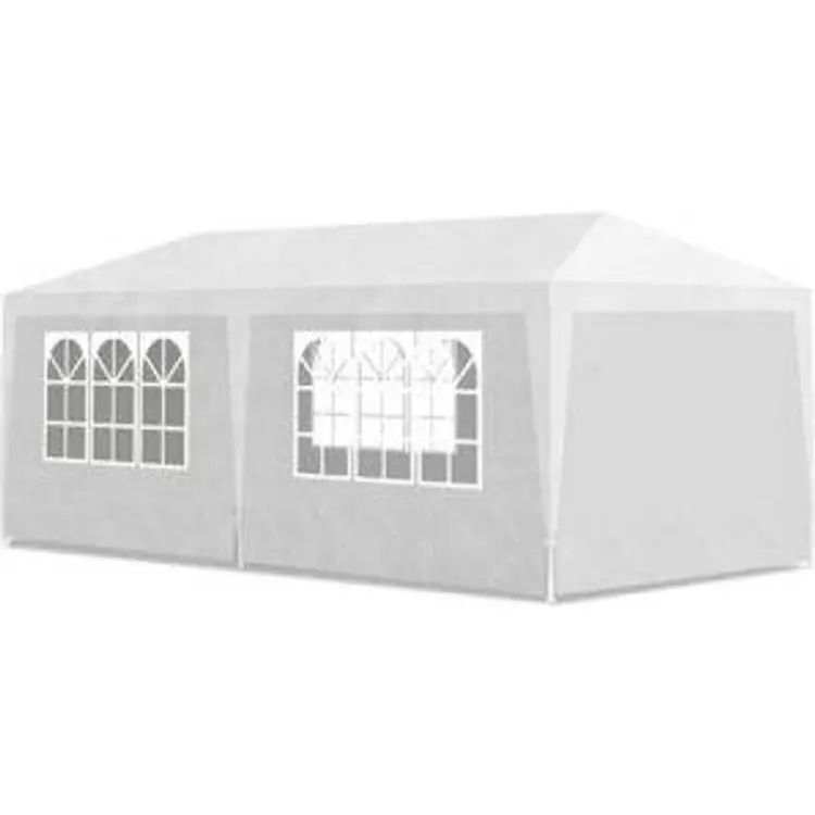 vidaXL Partytält 3x6 m vit 3x6 m