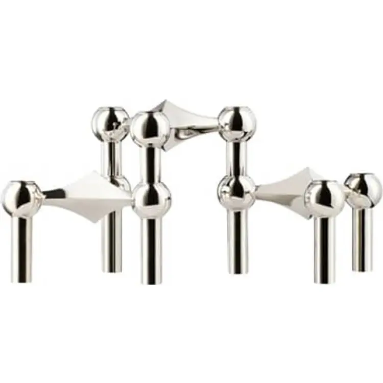 STOFF Nagel Zinc Chromium Ljusstake 6.9cm 3st