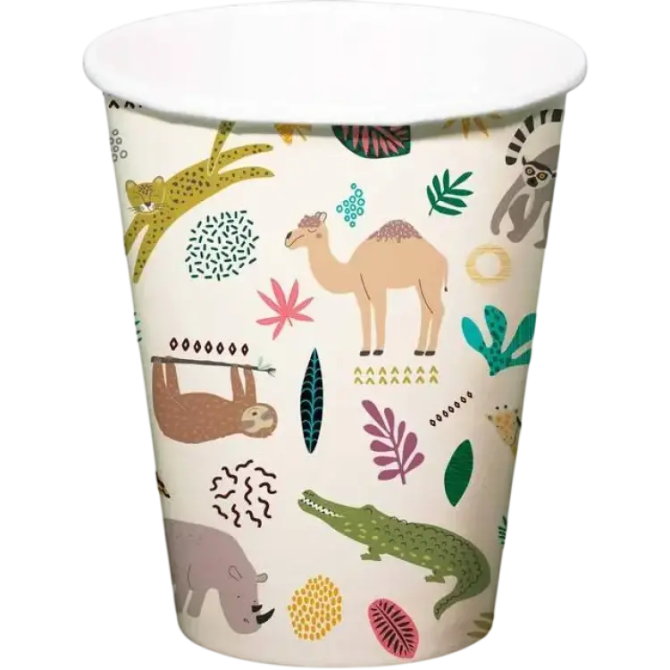 Folat Pappersmuggar Zoo Party 6-pack