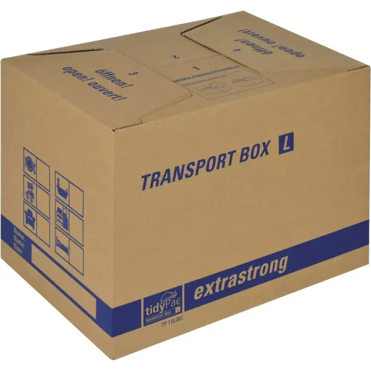 TidyPac Transport Boxes 500x350x355mm 10-pack