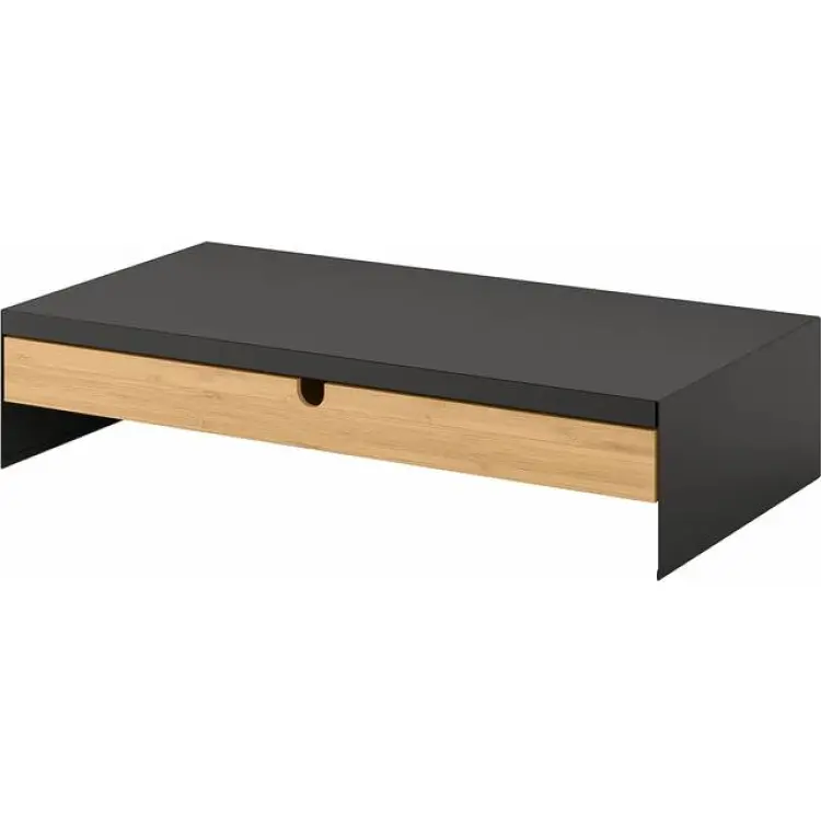 IKEA Elloven Skärmstöd Med Låda Antracit