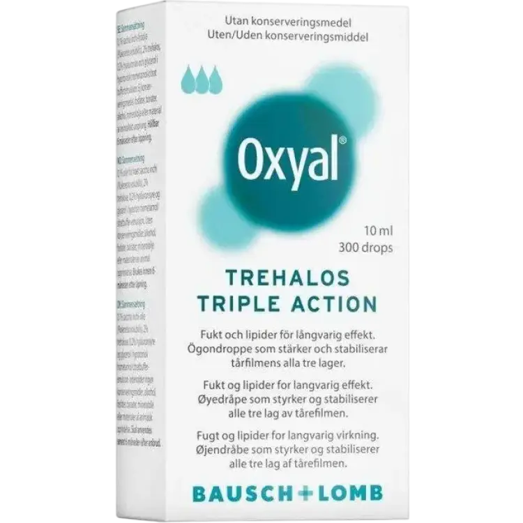 Bausch & Lomb Oxyal Trehalos Triple Action 10ml
