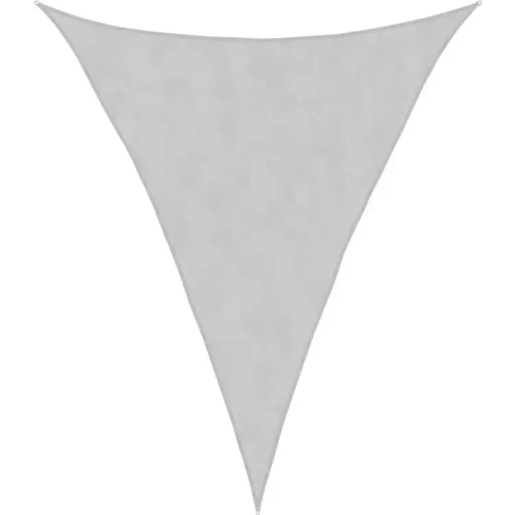 vidaXL Solsegel Ljusgrå 4x5x5 m 100% Polyesteroxford