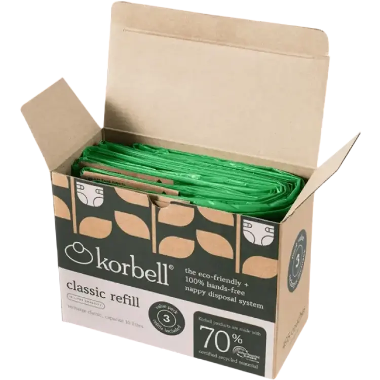 Korbell Refill 3-Pack GRS Certifierad