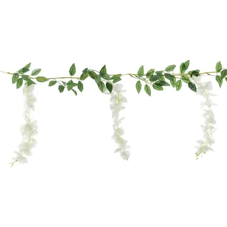 PartyDeco Girlang Wisteria med Blommor