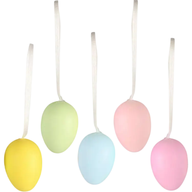 Hisab Joker Hängande Påskägg Flerfärgade 12 Stk Påskdekoration 2st