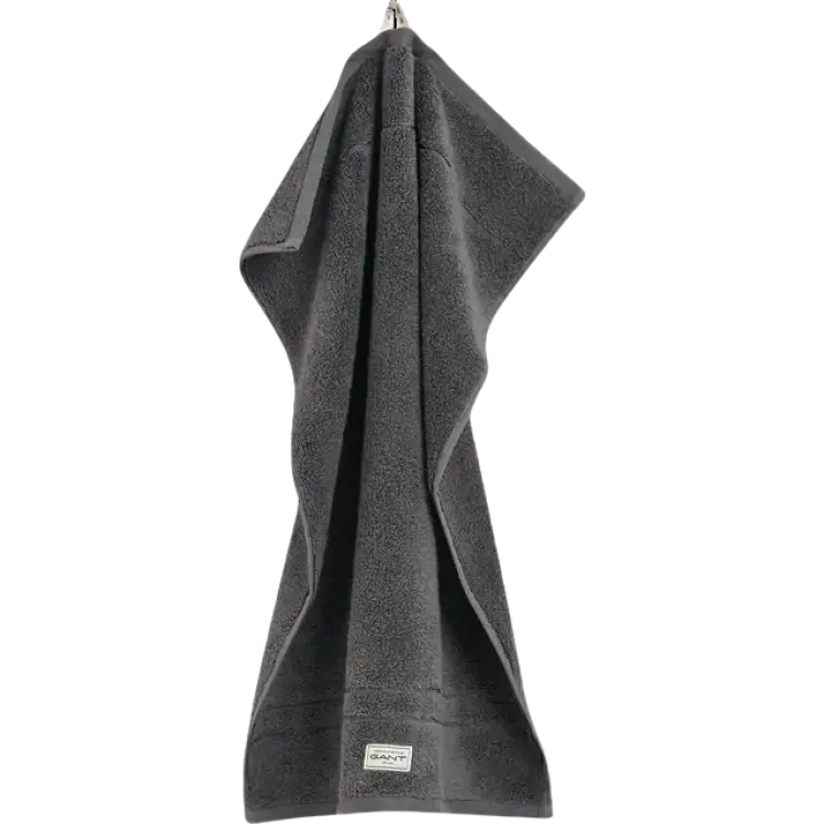 Gant Premium Organic 50X70 Gästhandduk Grå (70x50cm)