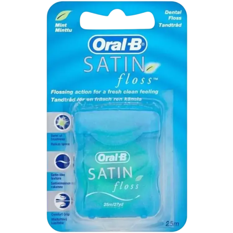 Oral-B Satin Floss Mint 25m