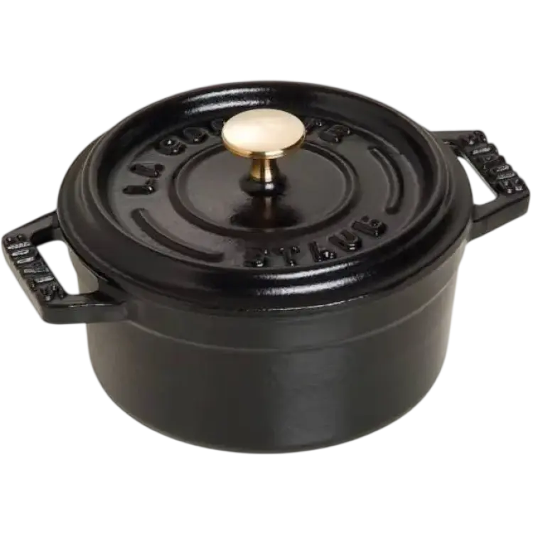 Staub - med lock 0.25 L 10 cm