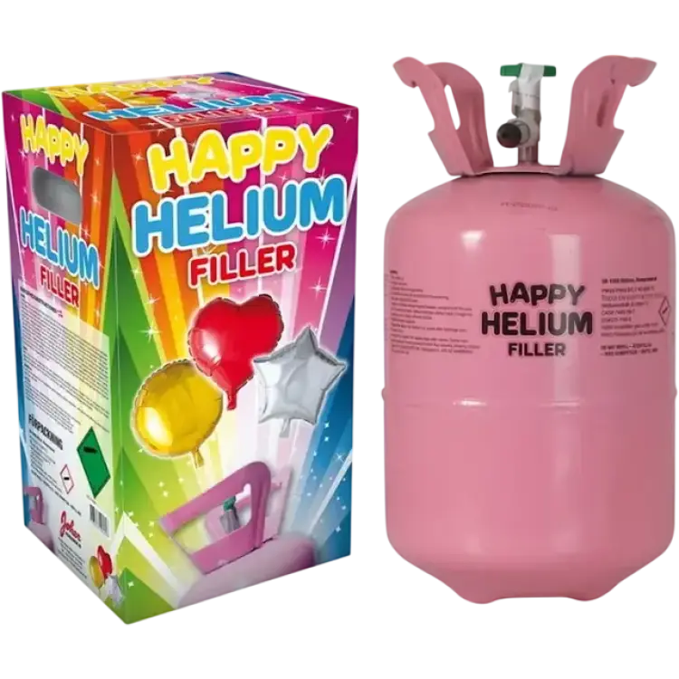 Hisab Joker Helium Gas Cylinders 30 Balloons Pink