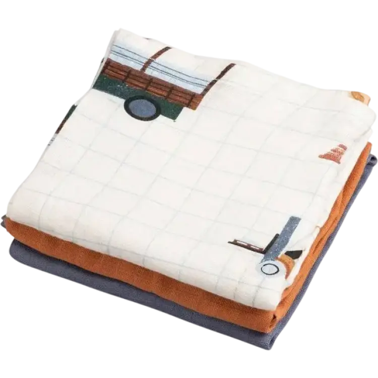 Sebra Tygblöjor Busy Builders 3-pack Multi