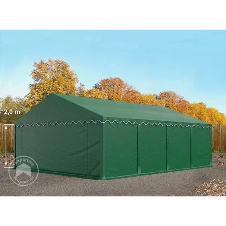 Toolport Lagertält 5x8 m PVC 700 Mörkgrön
