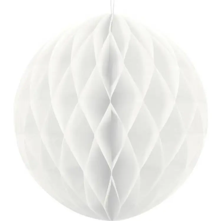 PartyDeco Honeycomb Ball 40cm White
