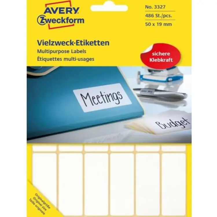Avery Multipurpose Labels 5x1.9cm
