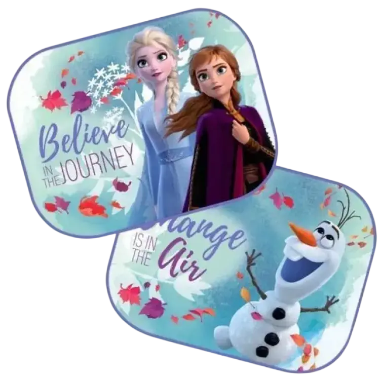 Disney Frozen II Car Sun Shade for Girls Princess Elsa and Anna 2-pack