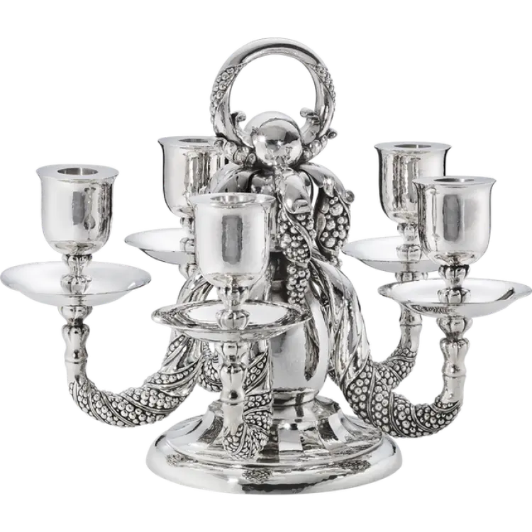 Georg Jensen Grape 383A Sterlingsilver Kandelaber