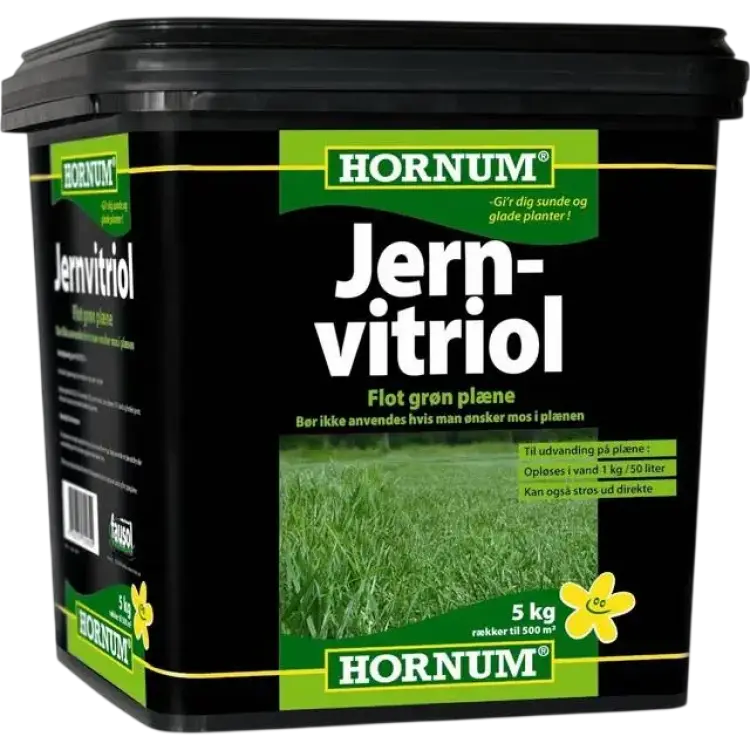 Hornum Iron Vitriol Fertilizer 5kg 500m²