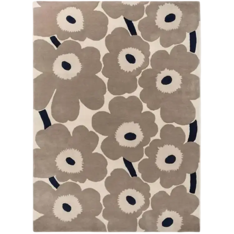 Marimekko Unikko ullmatta Beige cm