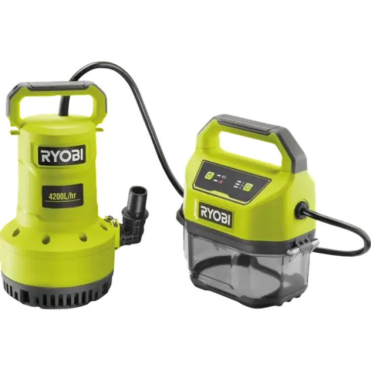 Ryobi Dränkbar Pump RY18SPA-0 ONE+ 18V Grön