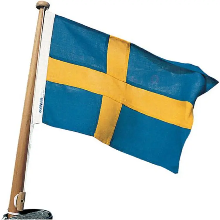 Adela Flagga Svensk Bomull 120x75 cm