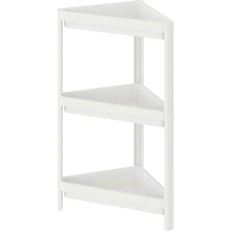 IKEA Vesken Hörnhylla Vit 33x33x71 cm