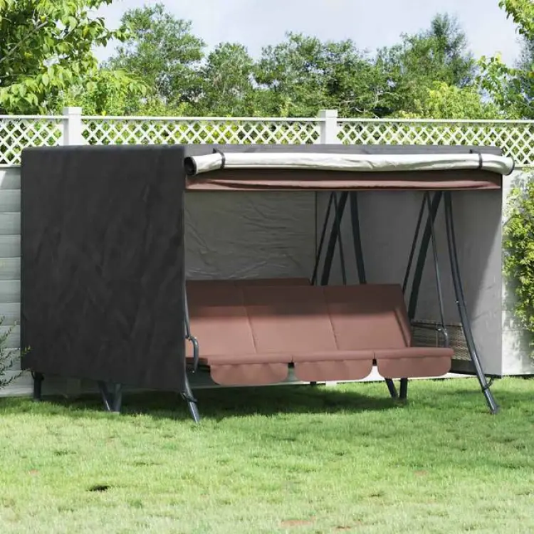 vidaXL Skydd för Utomhusgunga Svart 250 x 250 x 160 cm