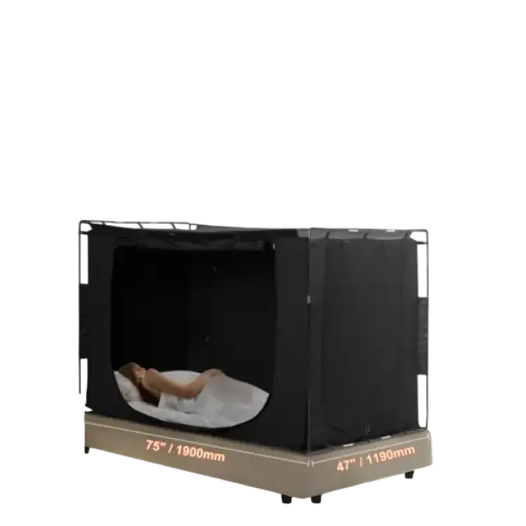 VEVOR 3 Doors Breathable Bed Tent 70% Blackout