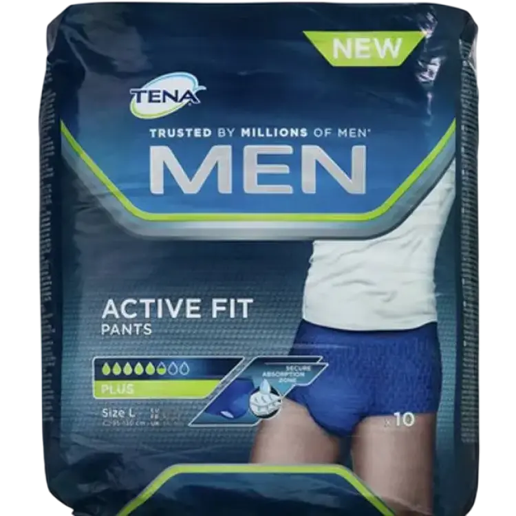 TENA Men Active Fit Pants L 10-pack