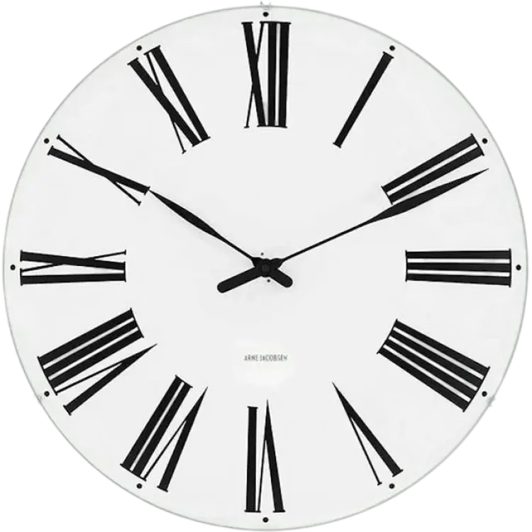 Arne Jacobsen Roman White Väggklocka 29cm