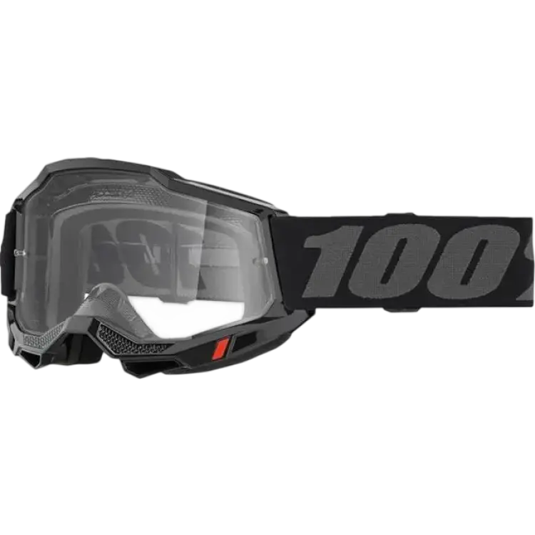 100% Accuri 2 OTG Crossglasögon - Svart/Klar