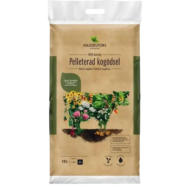 Hasselfors Garden Kogödsel Pelleterad 15L