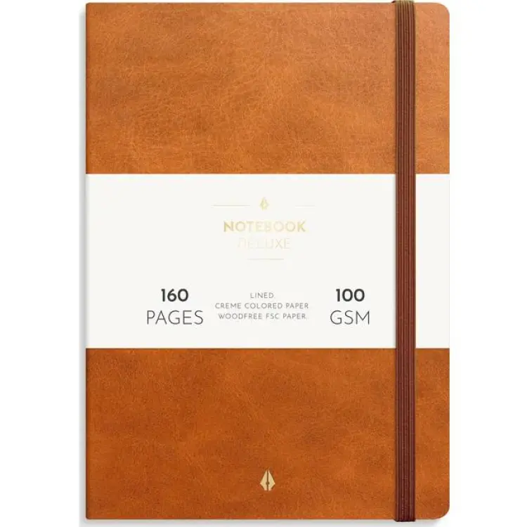 Burde Notebook Deluxe A5 brown
