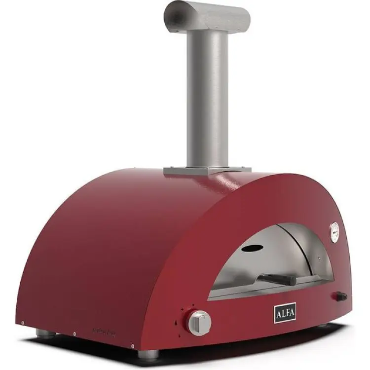 Alfa Forni Moderno 2 Pizze Hybrid Red Gasugn