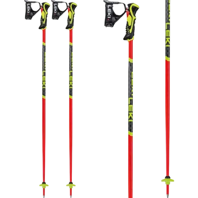 Leki WCR Lite SL 3D - Bright Red-Black-Neonyellow