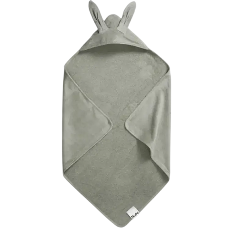 Elodie Details Hooded Towel Mineral Green Bunny