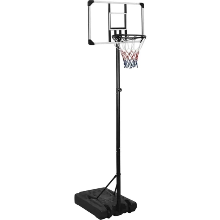 vidaXL Basketball Hoop Transparent 235-305cm