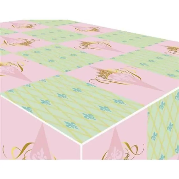 Disney bordsduk Princess 120 x 180 cm rosa/grön