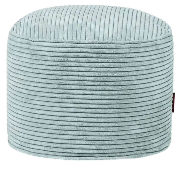 Slowdown Mini Wave Corduroy Pouf & Footstool 40cm