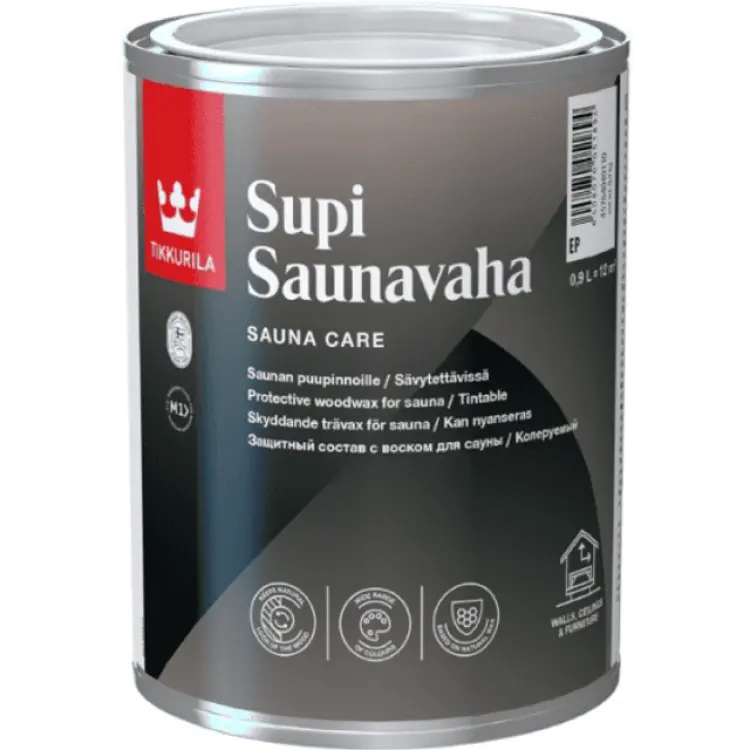 Tikkurila Bastuvax Supi 1 L Vit