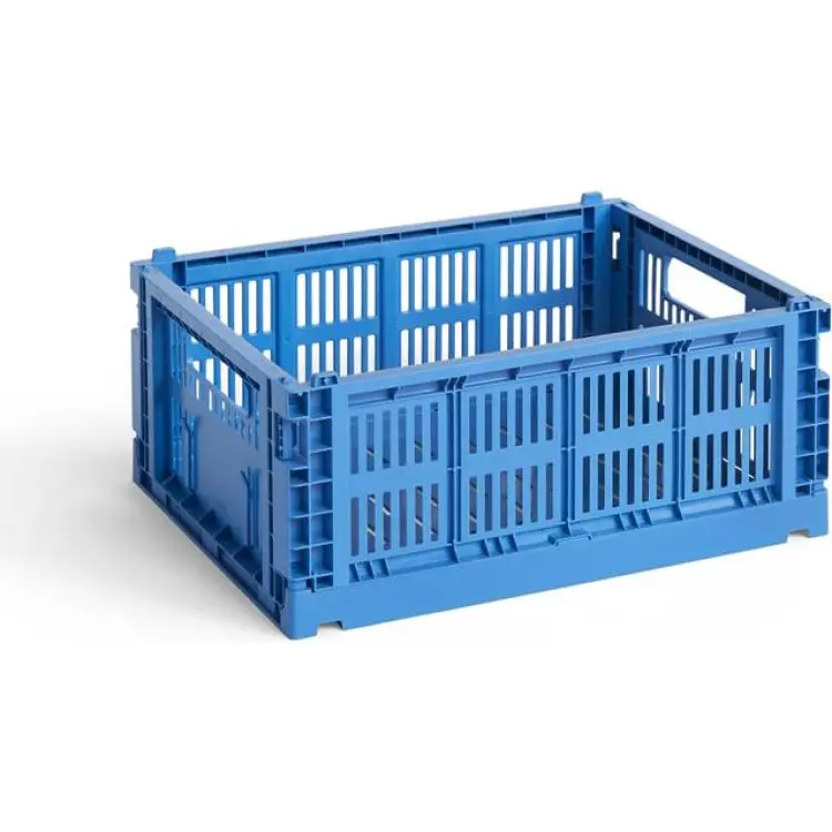 Hay Colour Crate M Electric Blue Förvaringslåda