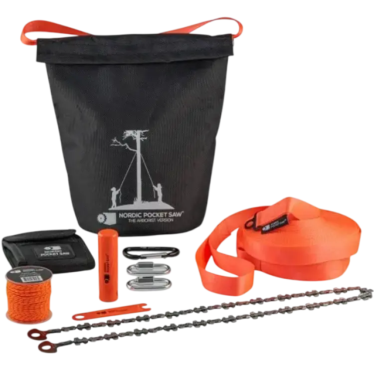 Nordic Pocket Saw Arborist V.2 Orange/Black Handkedjesåg